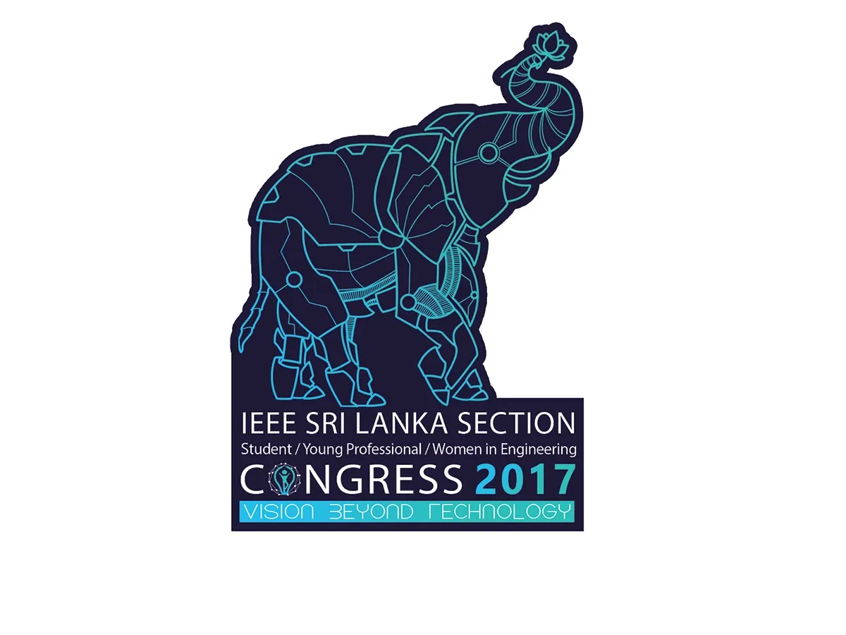 Emblem for the IEEE SLSYW Congress 2017: a circular badge built from linework.